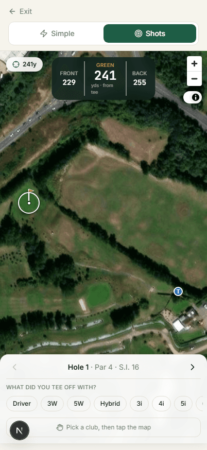 Per-shot GPS